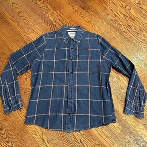 XXL Abercrombie And Fitch Men's Blue Plaid Shirt